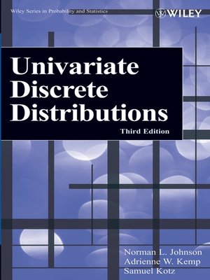 cover image of Univariate Discrete Distributions